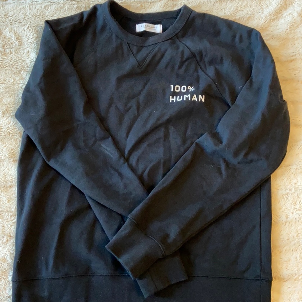 100% Human sweatshirt from Everlane
